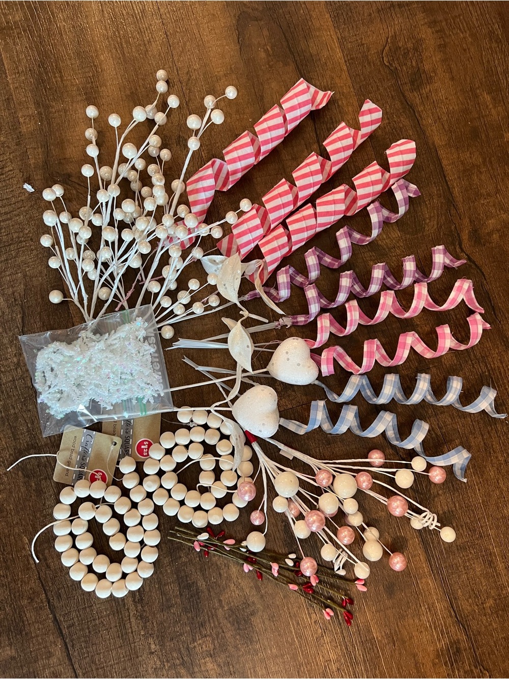 Assorted Holiday/Party DIY Decorative Picks & More - White, Pink, Purple & Blue